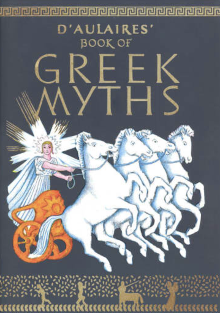 Cover of D'Aulaires' Book of Greek Myths